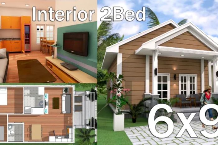 Desain rumah ukuran 9x9 1 lantai