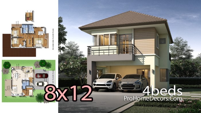 Desain Rumah Sederhana Ukuran 8×12 Meter