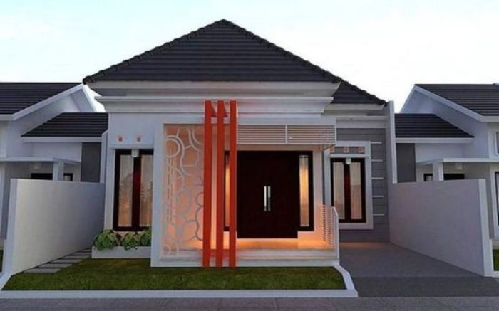 Desain rumah type 45 3 kamar