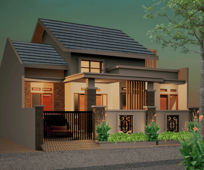 Desain Rumah Minimalis Ukuran 8×8 Meter